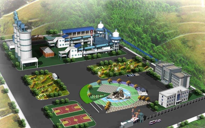 Известняковая производственная линия в Хубэй - 1000 тонн/сутки