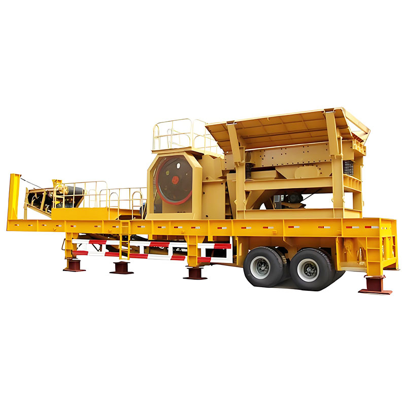 Подвижная станция дробления типа